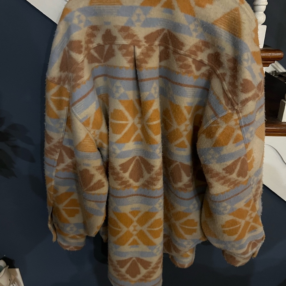Free People Jacquard Sedona Combo Print Ruby Shacket in SZ L - Picture 9 of 16